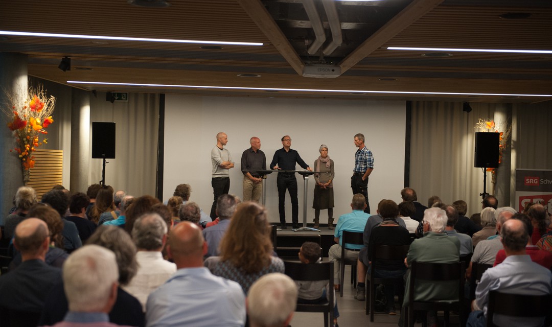 Podium Rückkehr der Wölfe am 21.9.19