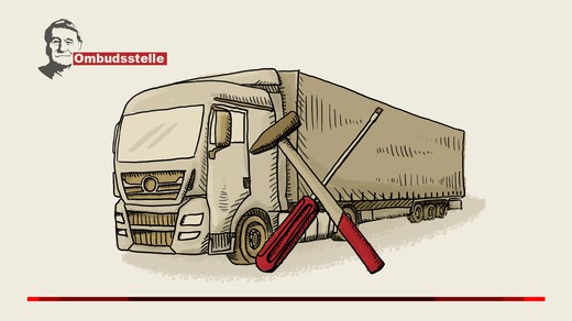 Bild von Ombudsfall: die «Tagesschau» über Strassenschwerverkehr