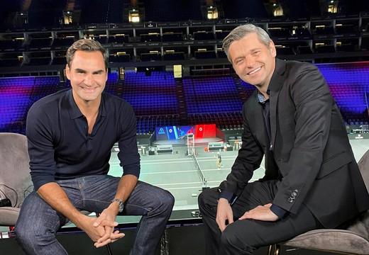 Bild von «Gredig direkt» mit Roger Federer