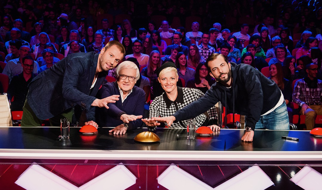 «DGST»-Jury: Jonny Fischer, Gilbert Gress, Susanne Kunz und Bligg 