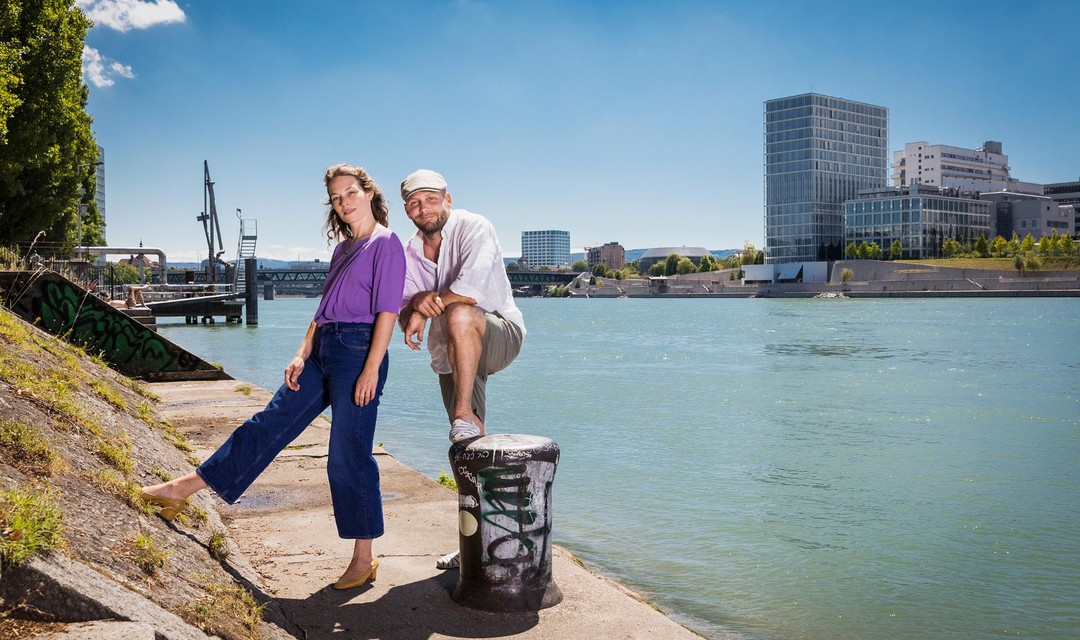 Keyvisual Gesichter und Geschichten Das Aarekind und der Rhein