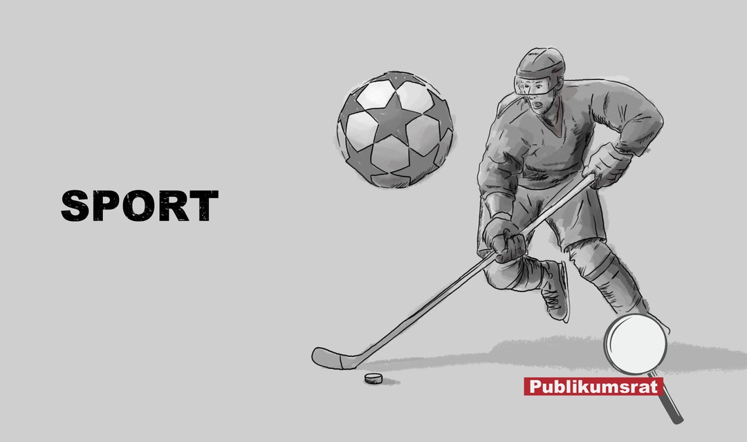 Illustration Fussball und Eishockey