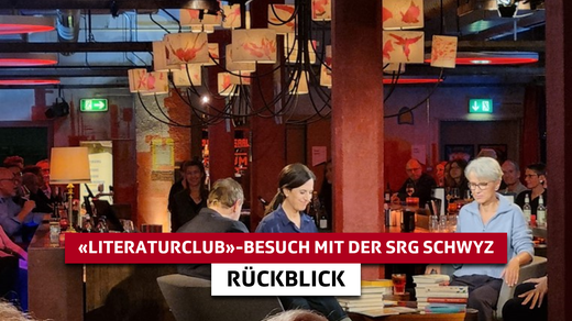 Teaserbild von Ein Abend der Literatur mit der SRG Schwyz: Kreative Köpfe und Buchempfehlungen im Papiersaal Zürich