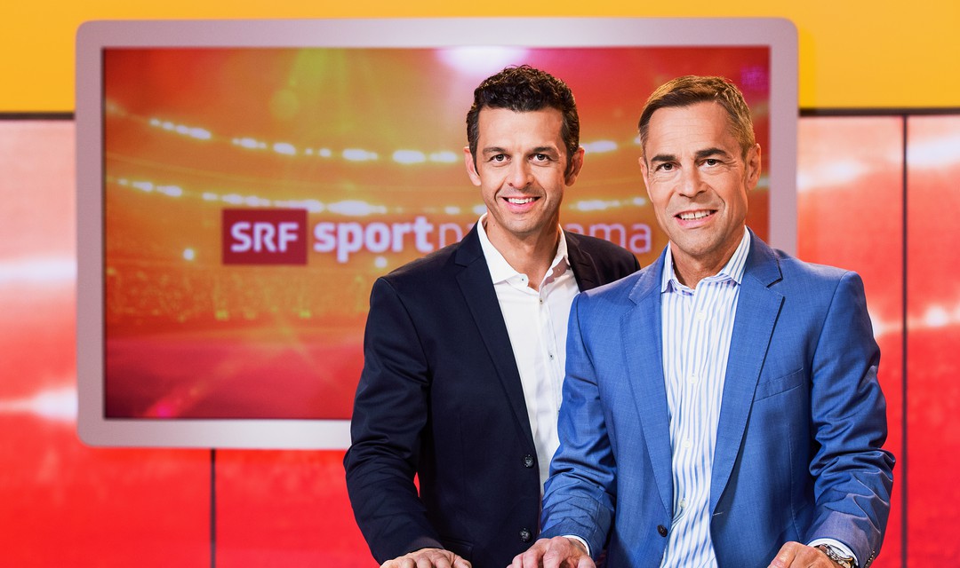 Bild von Führung im Fernsehstudio und Besuch der Sendung «sportpanorama»