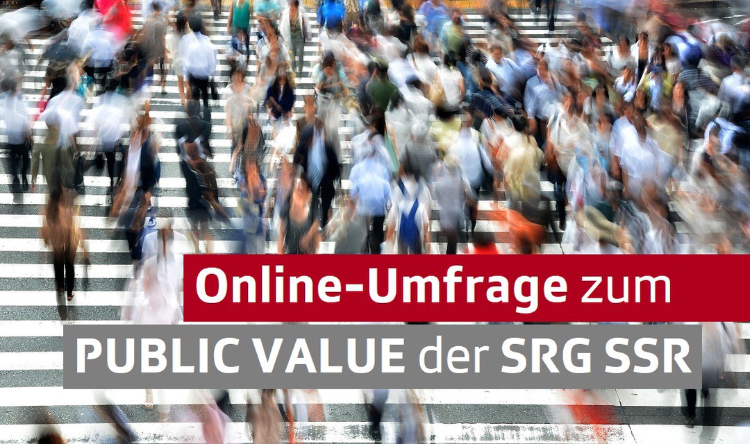 Bild von Online-Umfrage zum Public Value der SRG SSR