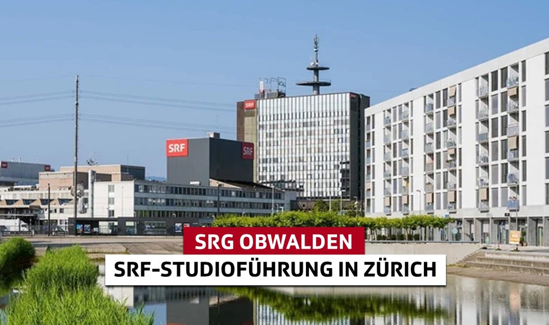 Bild von Die SRG Obwalden lädt ein zur SRF-Studioführung in Zürich (übersektionale Veranstaltung)