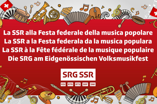 Bild von Die SRG als Medienpartnerin des Eidgenössischen Volksmusikfestes