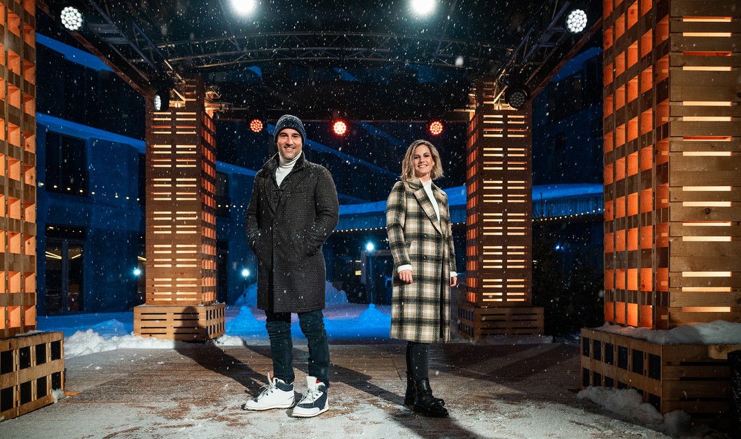 Die Moderatoren Salar Bahrampoori und Fabienne Bamert