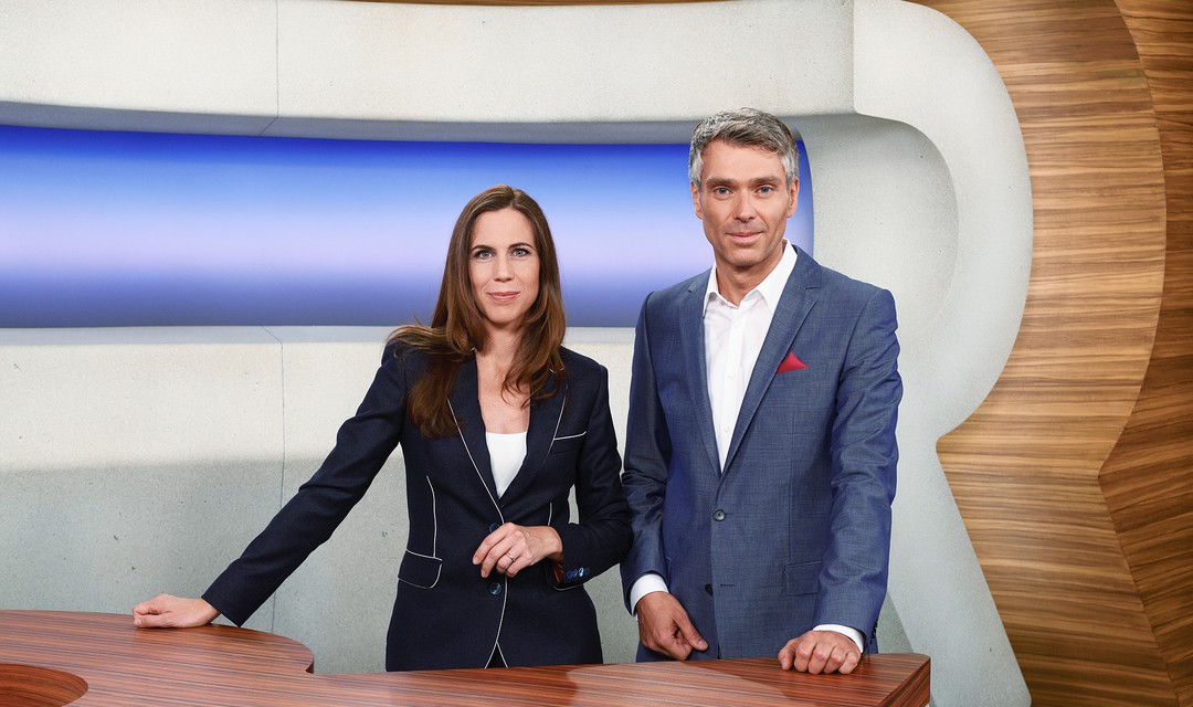 Susanne Wille und Sandro Brotz, Rundschau-Moderatoren