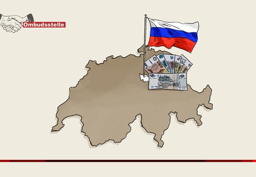 Bild von «Reporter» über russisches Geld mit Breitenwirkung