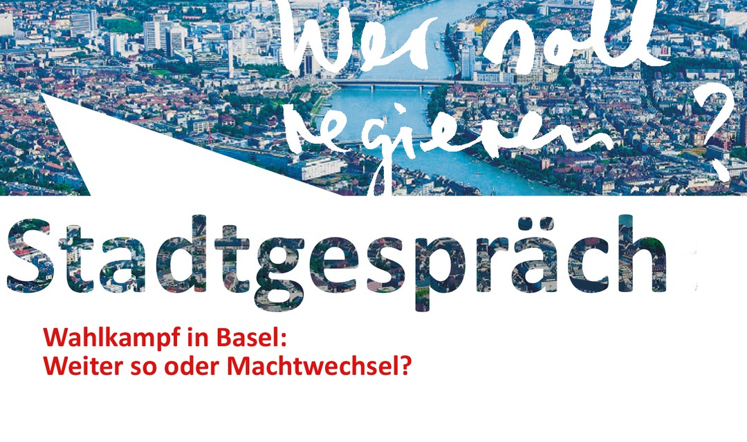 Bild von SRG Region Basel an Podium mit Barbetrieb des Regionaljournals in Basel