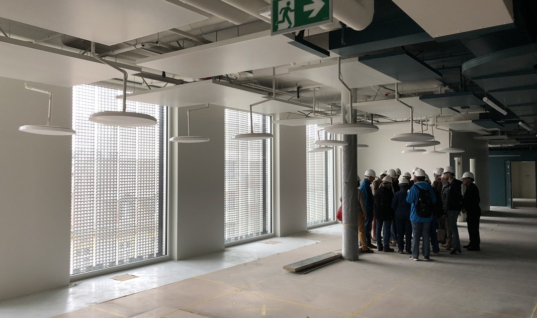 Das zukünftige SRFStudio im Meret OppenheimHochhaus