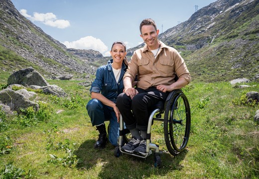 Bild von «SRF ohne Limit»: Im Rollstuhl über die Schweizer Alpen