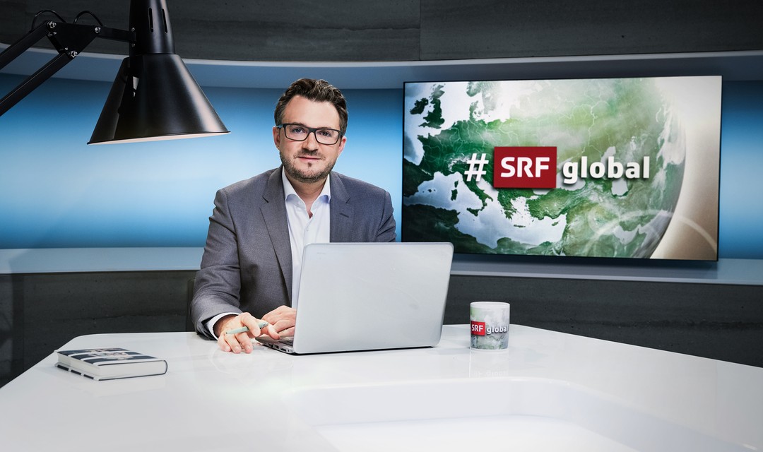 Foto von Sebastian Ramspeck im #SRFglobal Studio