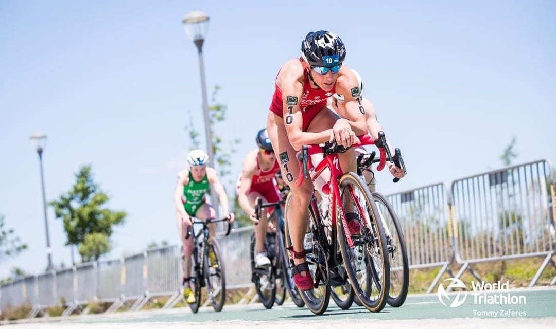 Nicola Spirig auf dem Velo