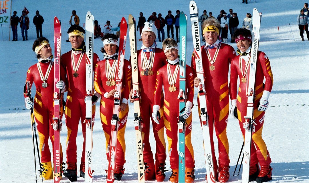 Gruppenbild der Schweizer Mannschaft.