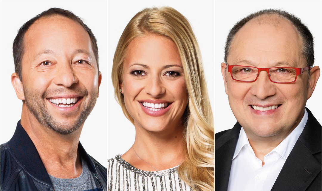 Bild von «Spiel für dein Land» mit Christa Rigozzi, Beni Thurnheer und DJ BoBo