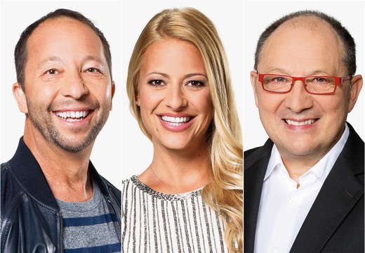 Bild von «Spiel für dein Land» mit Christa Rigozzi, Beni Thurnheer und DJ BoBo