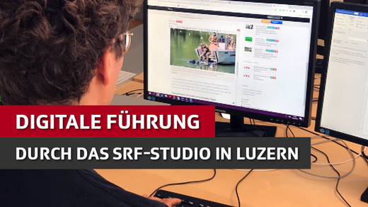 Teaserbild von Vom Wohnzimmer ins SRF-Studio in Luzern? Das Internet macht's möglich.