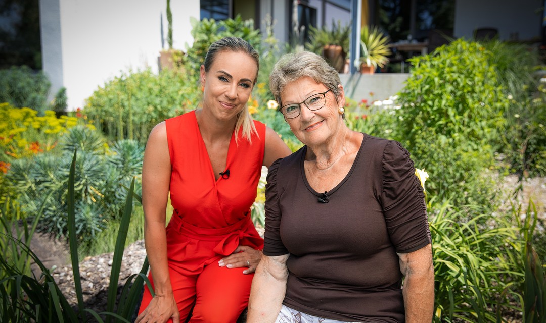 Foto Nicole Berchtold und Protagonistin Brigitte Brunner