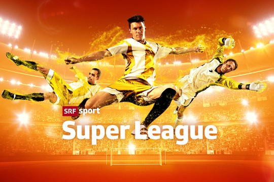 Bild von SRF zeigt die Super League neu am Samstagabend live