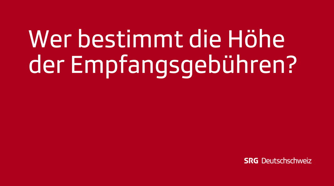 Wer bestimmt die Höhe der Empfangsgebühren?