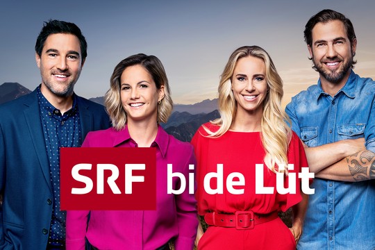 Bild von Die neuen Moderatorinnen und Moderatoren bei «SRF bi de Lüt»