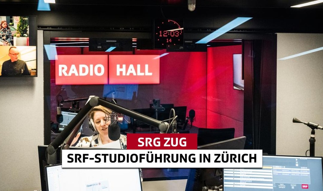 Bild von Die SRG Zug lädt ein zur SRF-Studioführung in Zürich