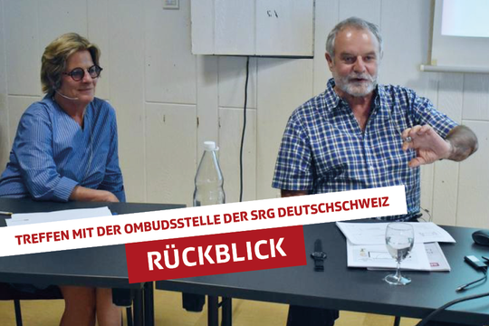 Bild von «Für Krawattenfarbe nicht zuständig»: Die SRG-Ombudsstelle zu Gast bei der SRG Schwyz