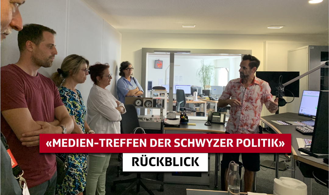Medien-Treffen der Schwyzer Politik
