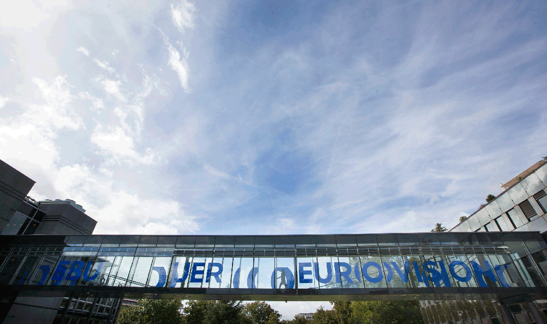EBU Brücke im Headquarter in Genf
