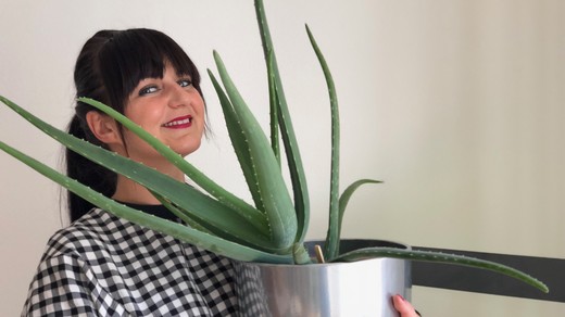 Bild von Ágota Dimén im GIF-Interview