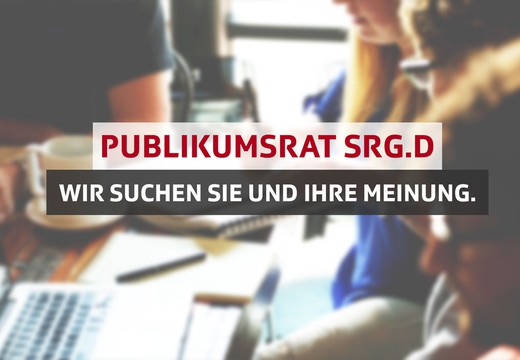 Bild von Wir suchen Sie und Ihre Meinung: Als Publikumsrat beobachten und beurteilen Sie die Sendungen von SRF