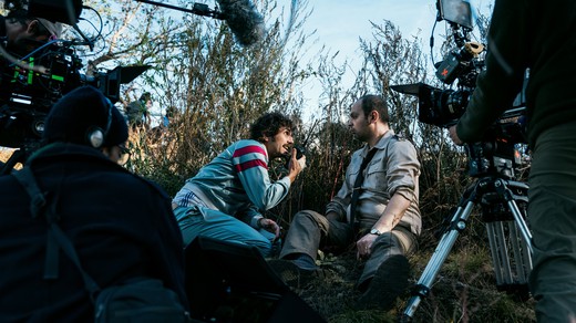 Bild von Drehstart zur zweiten Staffel der SRF-Serie «Tschugger»