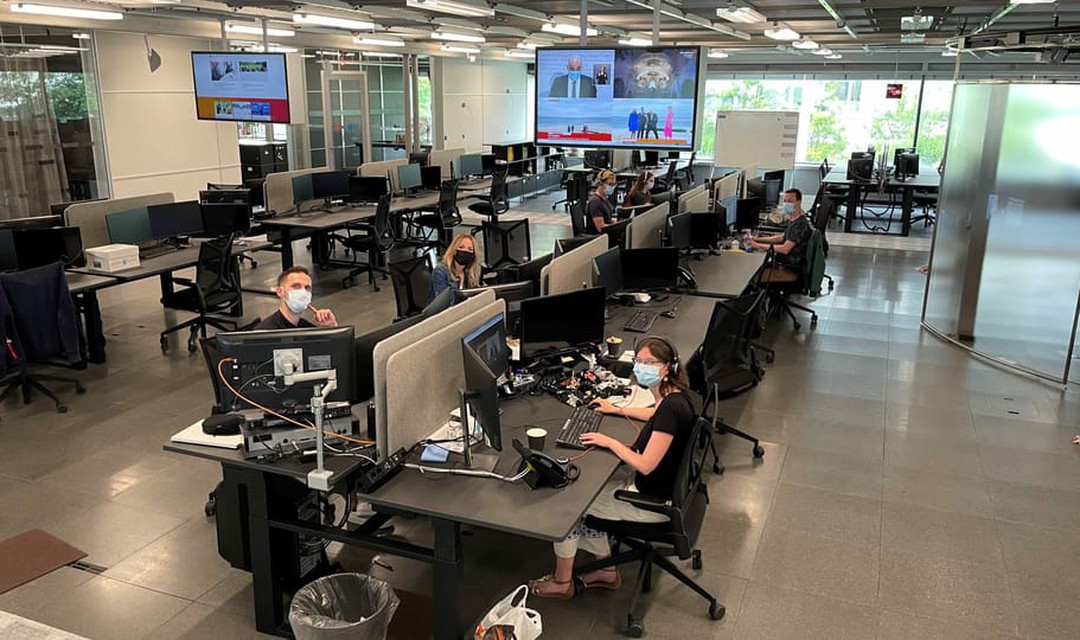 Videodesk im SRF-Newsroom