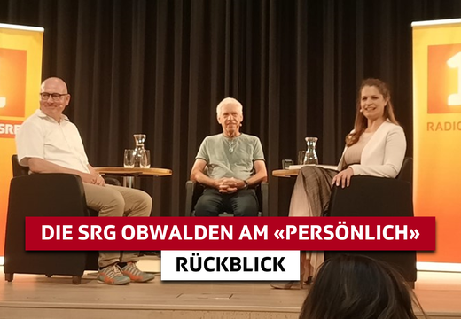 Bild von Die SRG Obwalden am «Persönlich»: inspirierende Geschichten und eine exklusive Backstage-Führung in Engelberg