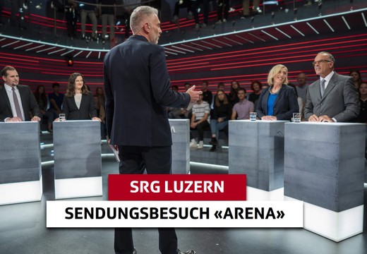 Bild von Sendungsbesuch «Arena» -  mit der SRG Luzern
