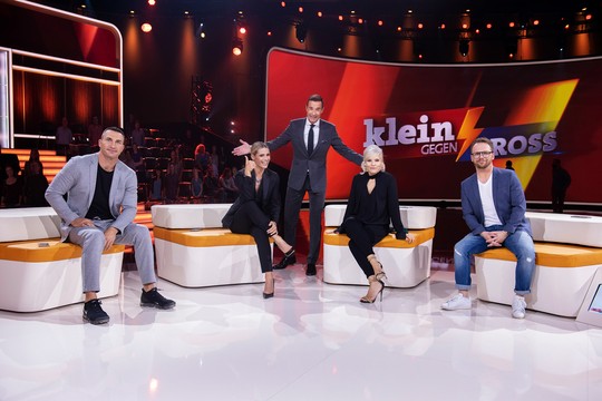 Bild von «Klein gegen Gross» mit Annika aus Frauenfeld und Michelle Hunziker