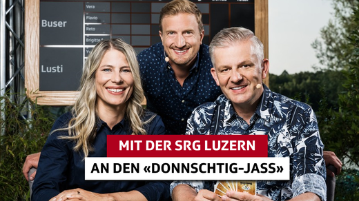 Bild von Mit der SRG Luzern an den «Donnschtig-Jass» in Ruswil