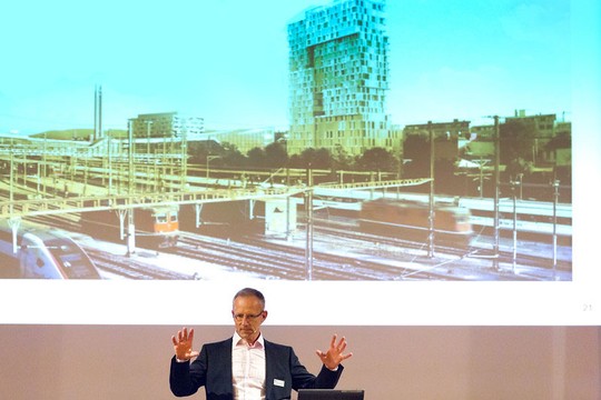 Bild von Weichen für neuen SRG-Medienstandort Basel gestellt