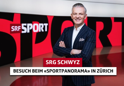 Bild von Besuch der SRF-Sendung «Sportpanorama» – Ein exklusives Erlebnis für SRG-Zentralschweiz-Mitglieder