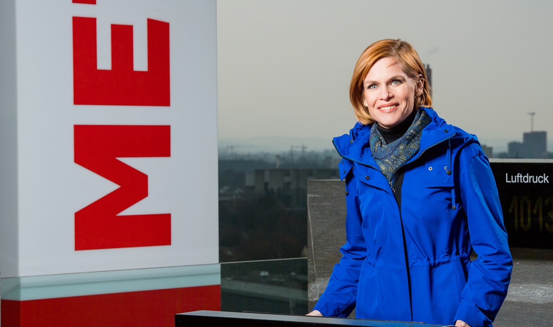 Bild von «SRF Meteo»: Sandra Boner ist zurück am Bildschirm