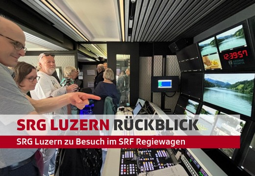 Bild von Lucerne Regatta: SRG Luzern zu Besuch im SRF Regiewagen