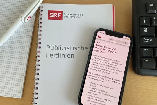 Bild von Das sagt SRF: Stellungnahme zur Berichterstattung von CH Media zur genderneutralen Sprache bei SRF