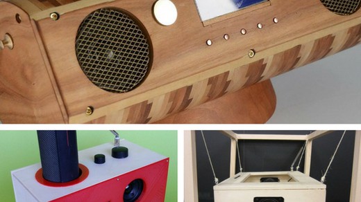 Bild von DAB+ Radios – ganz aus Holz geschnitzt