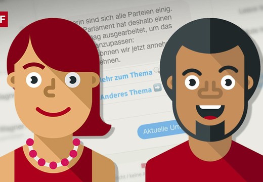 Bild von Chatbot zur Abstimmung – Jana und Nino erklären das Energiegesetz