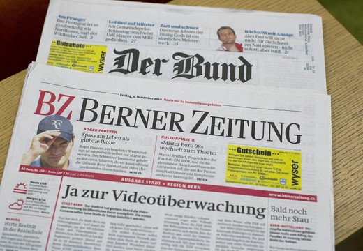 Bild von Nur noch eine Berner Zeitung