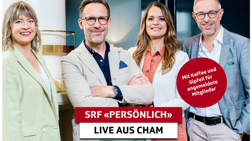 Bild von Kaffee und Gipfeli für SRG Zug-Mitglieder am «Persönlich» in Cham